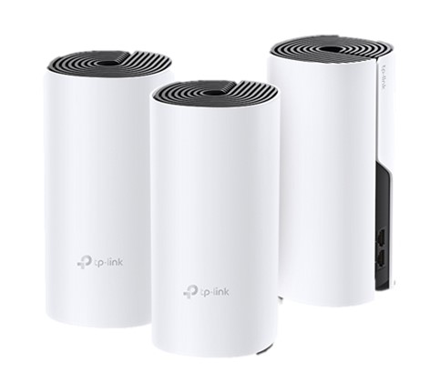 TP-Link Mesh Deco P9 Système WiFi Hybride - Pack de 3 - AC1200 - HomePlug AV1000 - Couverture WiFi 560m2