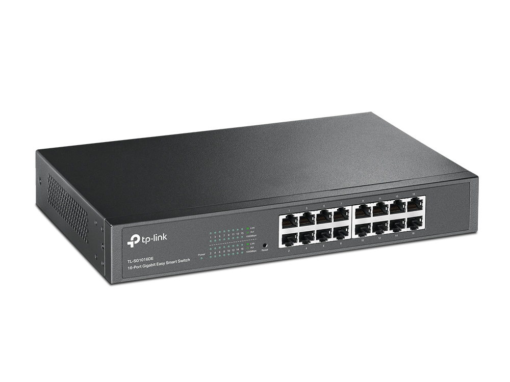 TP-Link Switch Easy Smart 16 ports Gigabit - Plug &amp; Play - Technologie verte