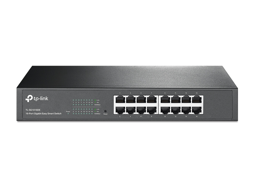 TP-Link Switch Easy Smart 16 ports Gigabit - Plug &amp; Play - Technologie verte