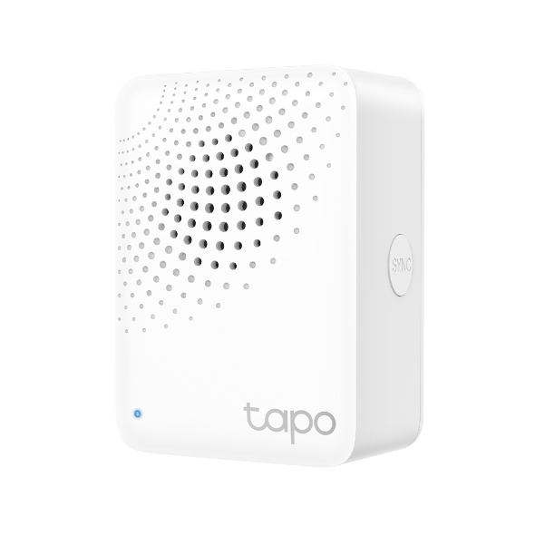 TP-Link Tapo H100 Smart Hub - Jusqu'à 64 appareils - Alarme et sonnette intelligentes - Faible consommation