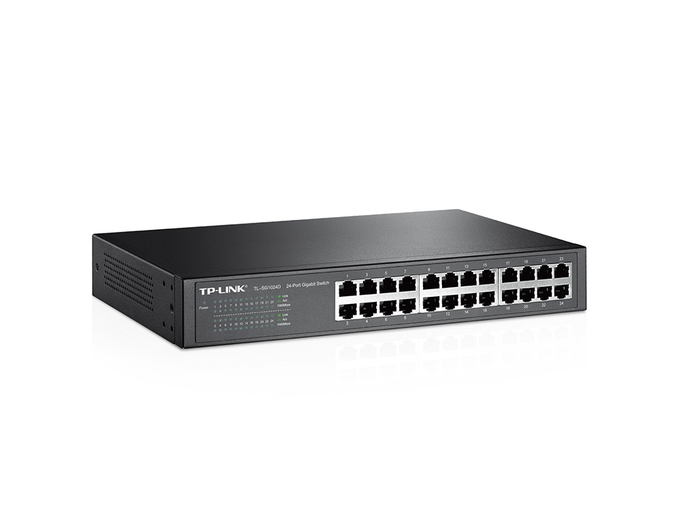 TP-Link TL-SG1024D Commutateur 24 ports rack Gigabit 19"