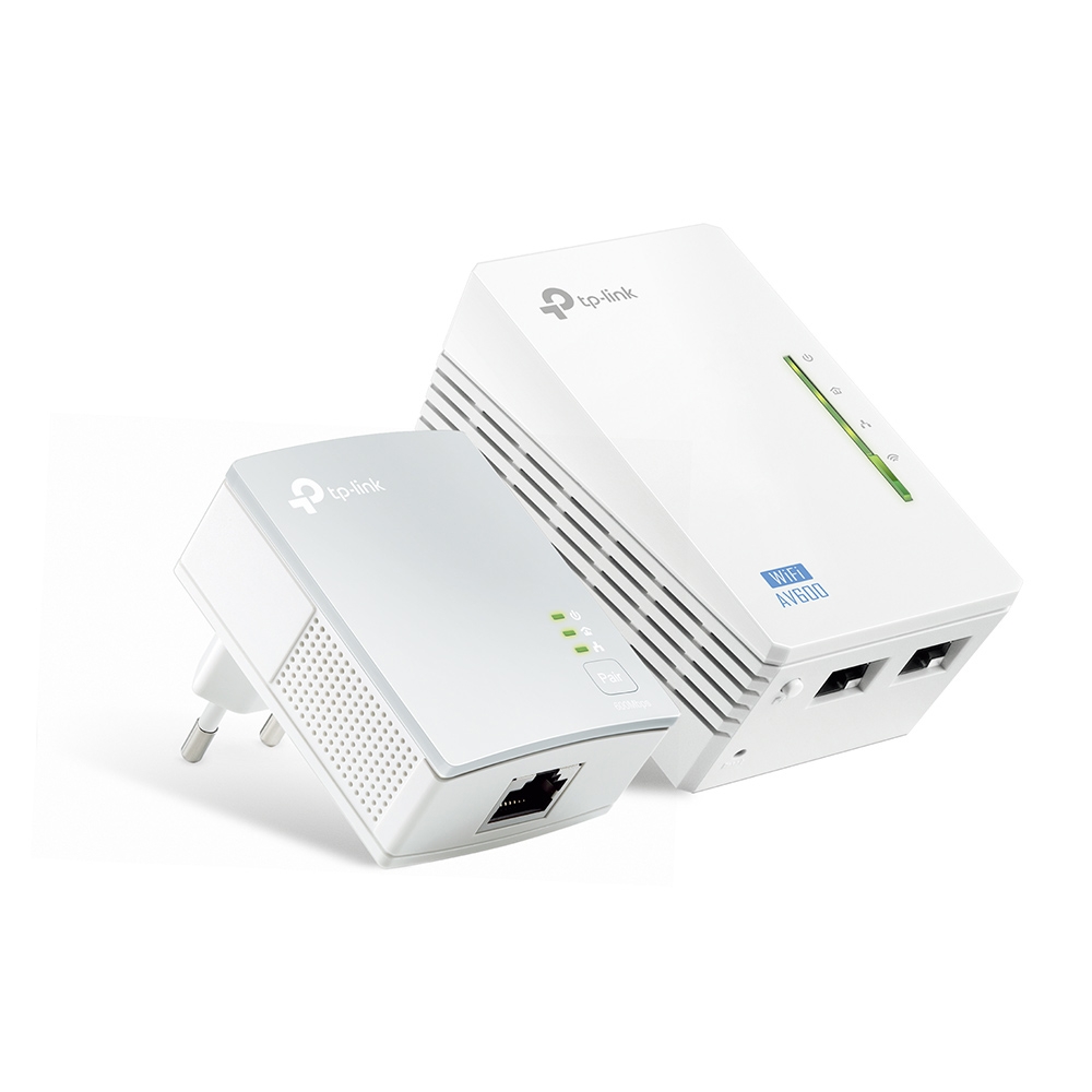 TP-Link CPL 1000Mbps avec 1 Port Gigabit et Prise Intégrée Type F, Boitier  CPL Kit de 2 - idéale pour Profiter du Service Multi-TV à la Maison