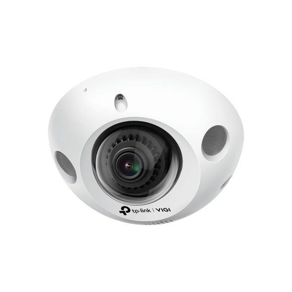 TP-Link VIGI C230I Mini caméra de sécurité IP 3MP avec IR - Vidéo H.265+ - Technologies Smart IR, WDR, 3D DNR et vision nocturne intégrées - Résistant au vandalisme IK08
