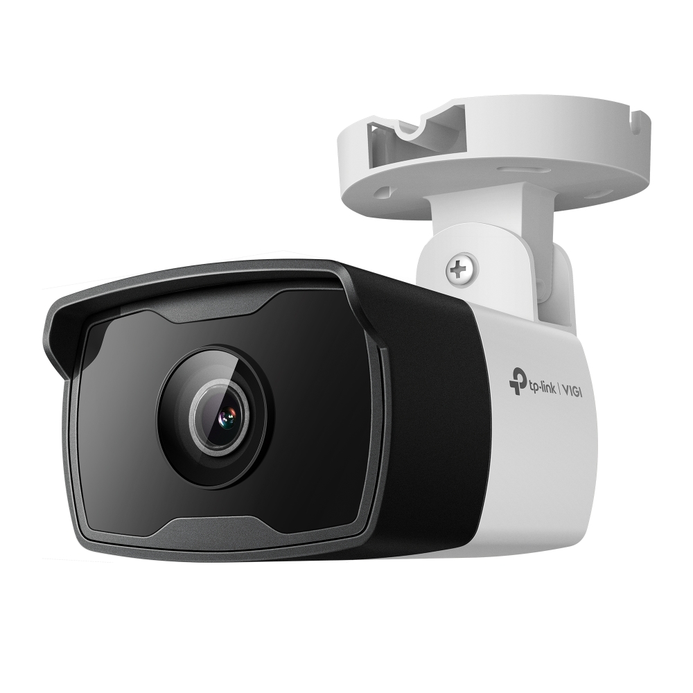 TP-Link VIGI C340I Caméra de sécurité IP 2,8 mm 4MP avec IR - Vidéo H.265+ - Forme de balle - Convient pour l'extérieur - Technologies Smart IR, WDR, 3D DNR et vision nocturne intégrées - Étanche IP67