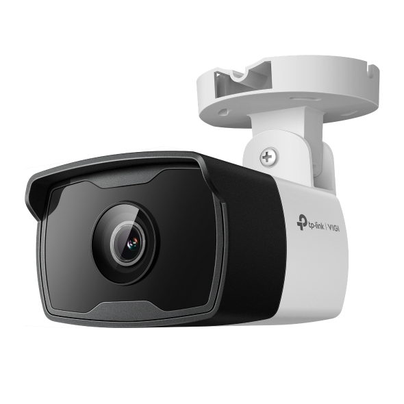 TP-Link VIGI C340I Caméra de sécurité IP 4 mm 4 MP avec IR - Vidéo H.265+ - Forme de balle - Convient pour l'extérieur - Technologies Smart IR, WDR, 3D DNR et vision nocturne intégrées - IP67 résistant à l'eau