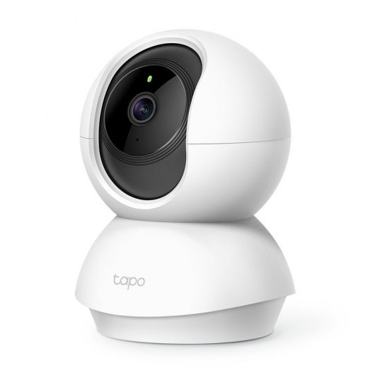 TP-Link Webcam/Caméra de Surveillance WiFi Rotative 360º 1080P Tapo C200 - Vision Nocturne - Détec. Mouvement (Compatible comme Webcam)