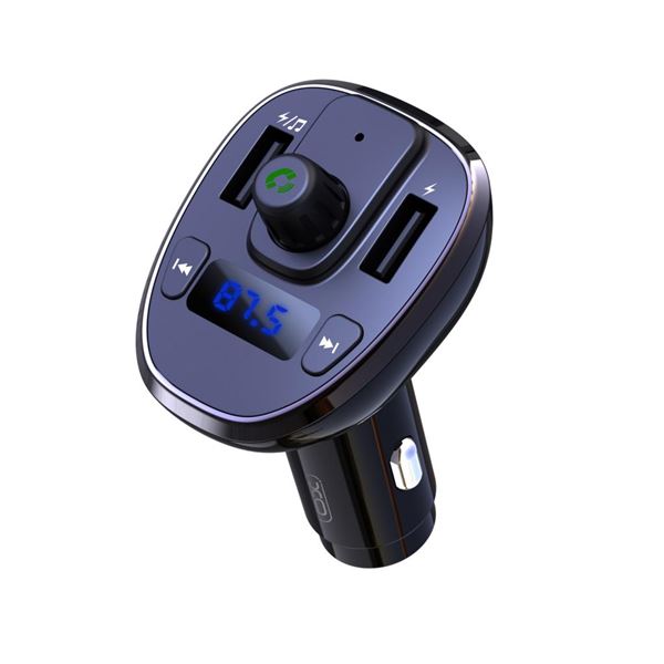 Transmetteur FM XO Bluetooth 5.0 - Fonction mains libres - USB pour jouer et charger - microSD - Affichage LED