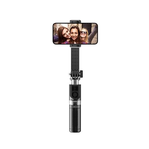 Trépied XO + Perche à Selfie Bluetooth SS10 - Noir