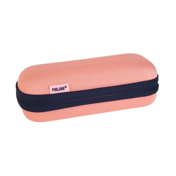 Trousse ovale semi-rigide Milan Collection 430 - Compartiment intérieur en filet - Tissu résistant aux déchirures - Rose