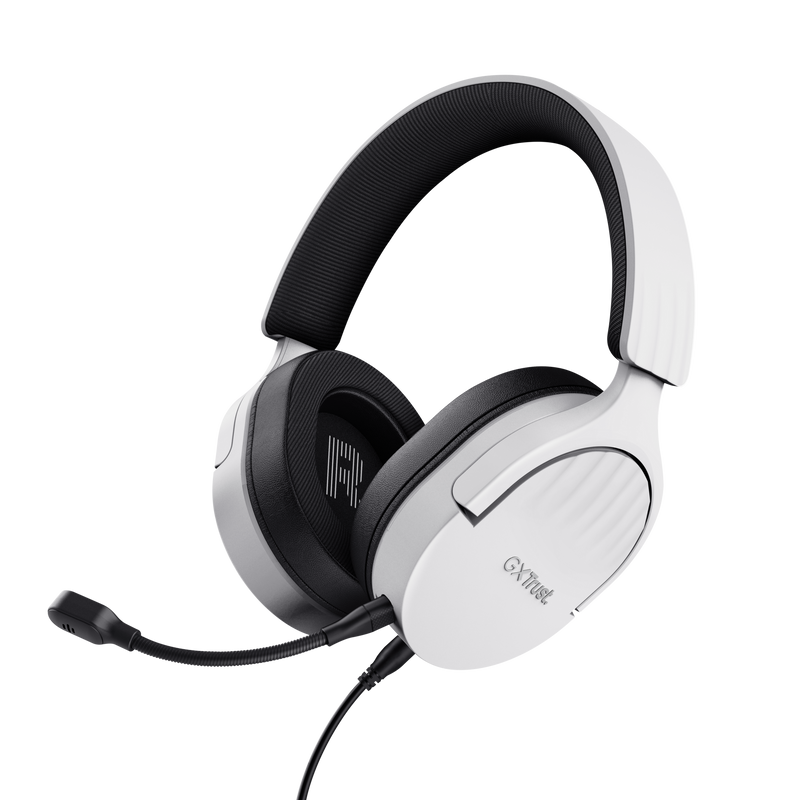 Trust GXT489 Fayzo Casque Gaming - Jack 3,5 mm - Blanc