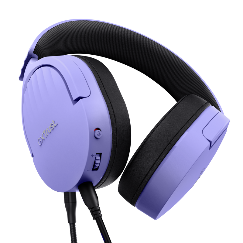 Trust GXT489 Fayzo Casque Gaming - Jack 3,5 mm - Violet