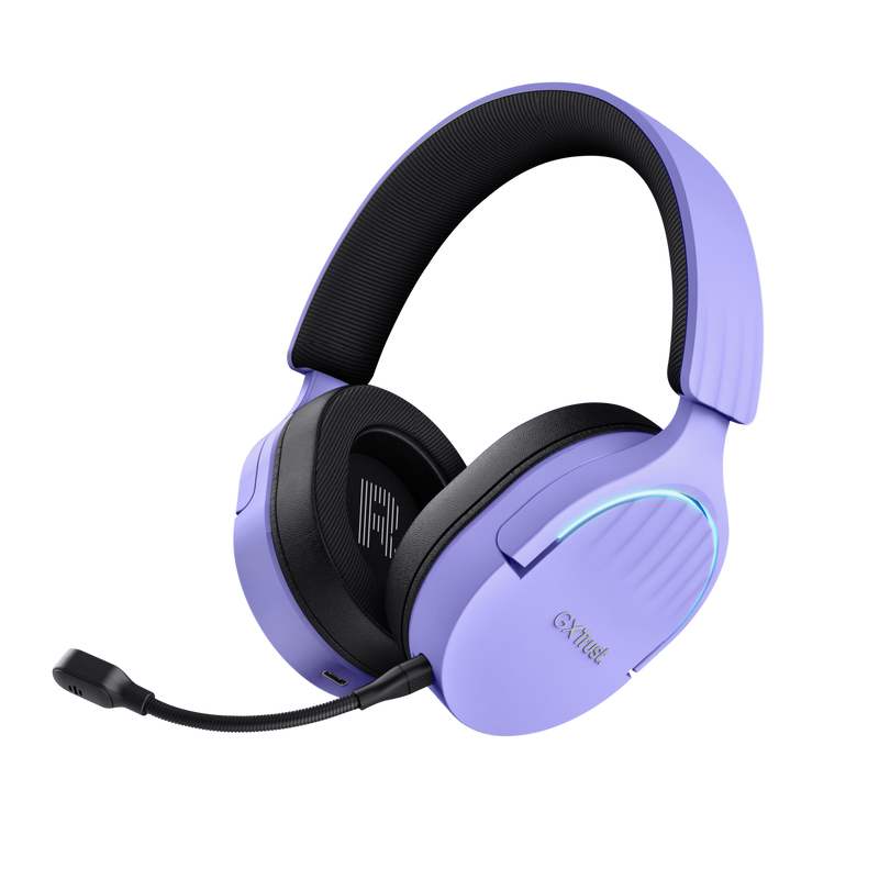 Trust GXT491 Fayzo Casque Gaming - Bluetooth et USB-C 2,4Ghz - Noir