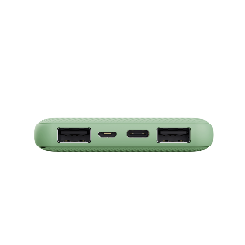 Trust Primo Powerbank 10000mAh - USB, Type C - Chargement rapide - Couleur Vert