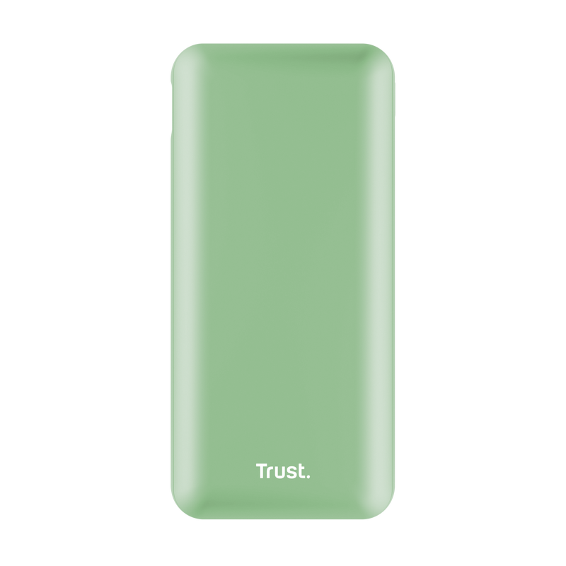 Trust Redoh Powerbank 20000mAh - USB, Type C - Chargement rapide - Couleur Vert