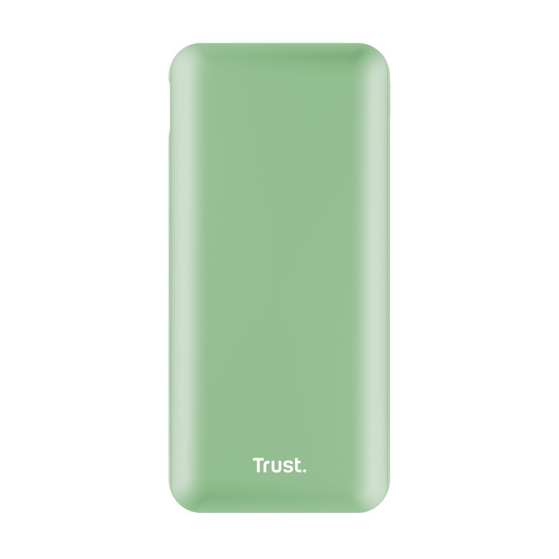 Trust Redoh Powerbank 20000mAh - USB, Type C - Chargement rapide - Couleur Vert