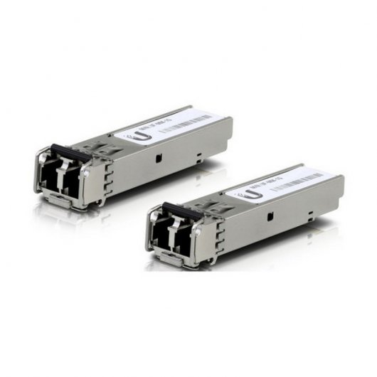 Ubiquiti U Fiber Pack 2 Unités Module Émetteur-Récepteur Fibre Optique 1250 Mbit/s SFP 850 nm Multimode 1G