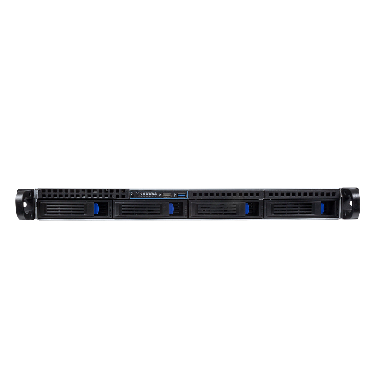 Unykach HSW4104 1U Server 1U Rack - Tailles de lecteur prises en charge 2,5", 3,5" - Cartes mères compatibles EEB, CEB, ATX, MicroATX - USB-A 2.0/3.2
