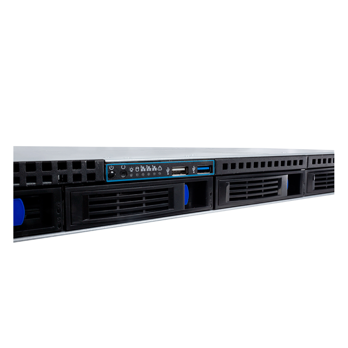 Unykach HSW4104 1U Server 1U Rack - Tailles de lecteur prises en charge 2,5", 3,5" - Cartes mères compatibles EEB, CEB, ATX, MicroATX - USB-A 2.0/3.2