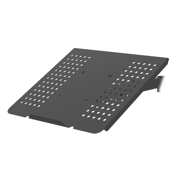 Unykach UK1420 Support de table avec bras articulé pour écran 10"-32" + support pour ordinateur portable - Rotatif, inclinable et extensible - Gestion des câbles - Poids maximum 10 kg - VESA 100 x 100 mm