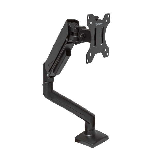 Unykach UK1478 Support de table avec bras articulé pour écran 13"-32" - Pivotant, Ressort à gaz - Gestion des câbles - Poids maximum 10 kg - VESA 100x100 mm