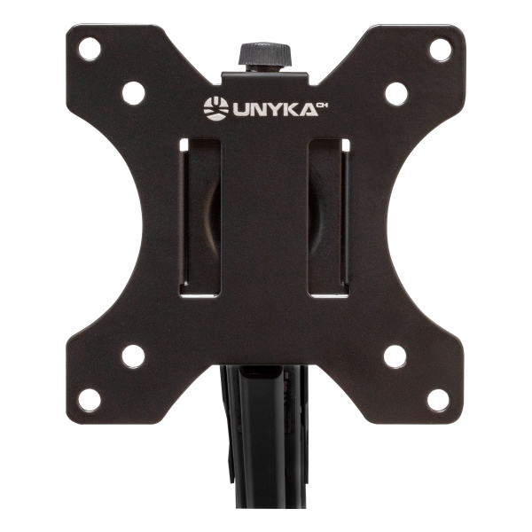 Unykach UK1479 Support de table avec bras articulé pour 2 moniteurs 13"-32" - Pivotant, Ressort à gaz - Gestion des câbles - Poids maximum 10 kg - VESA 100x100 mm