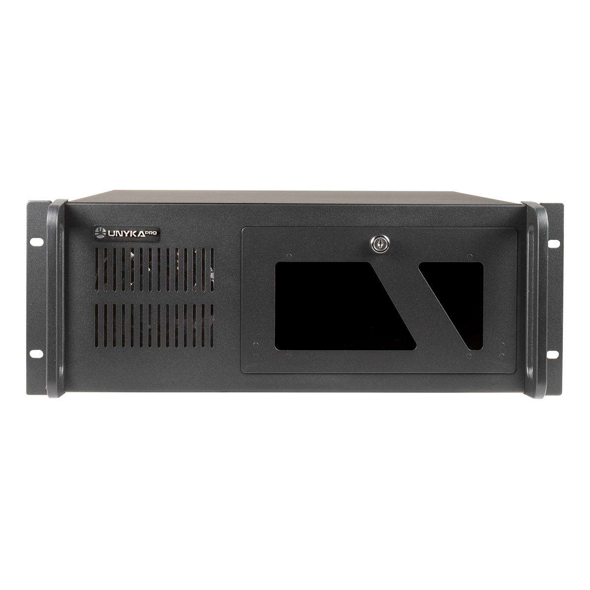 Unykach UK4229 EVO 4U 19" Rack Case - Tailles de disque prises en charge 3,5" - Filtre anti-poussière avant - USB-A 3.0 - 3 ventilateurs inclus