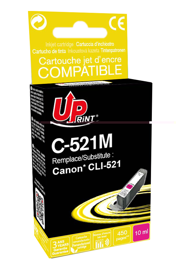 Cartouche PREMIUM compatible CANON CLI-521M magenta