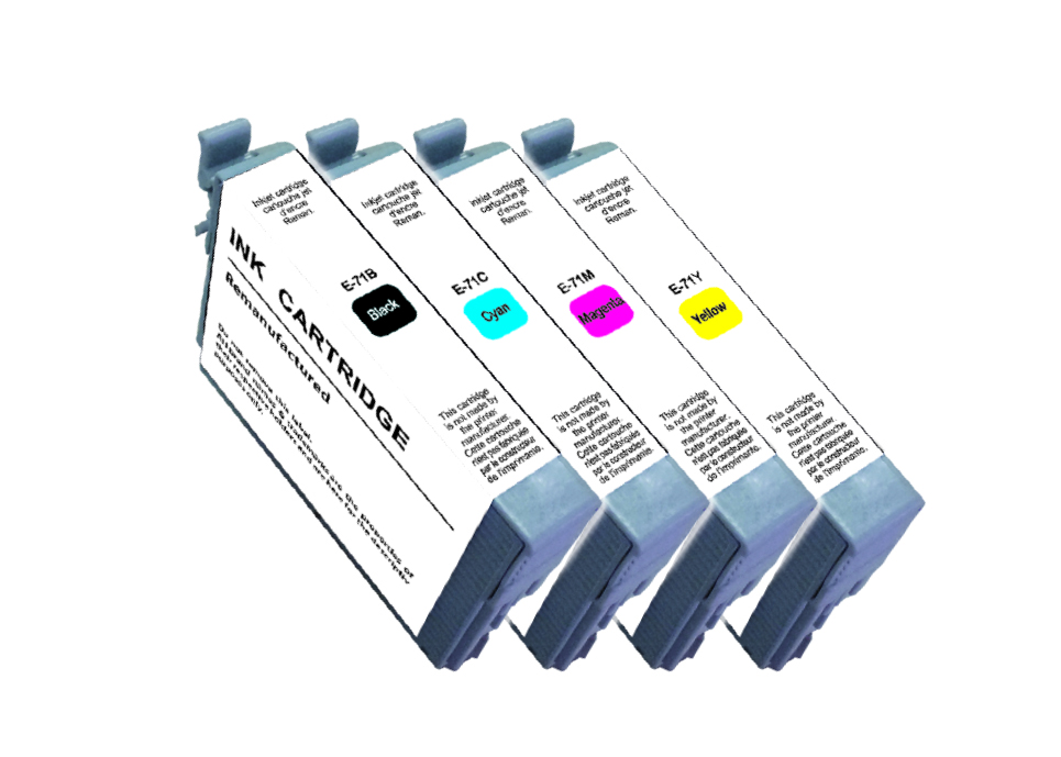 Pack UPrint compatible EPSON T0715 XL, 4 cartouches