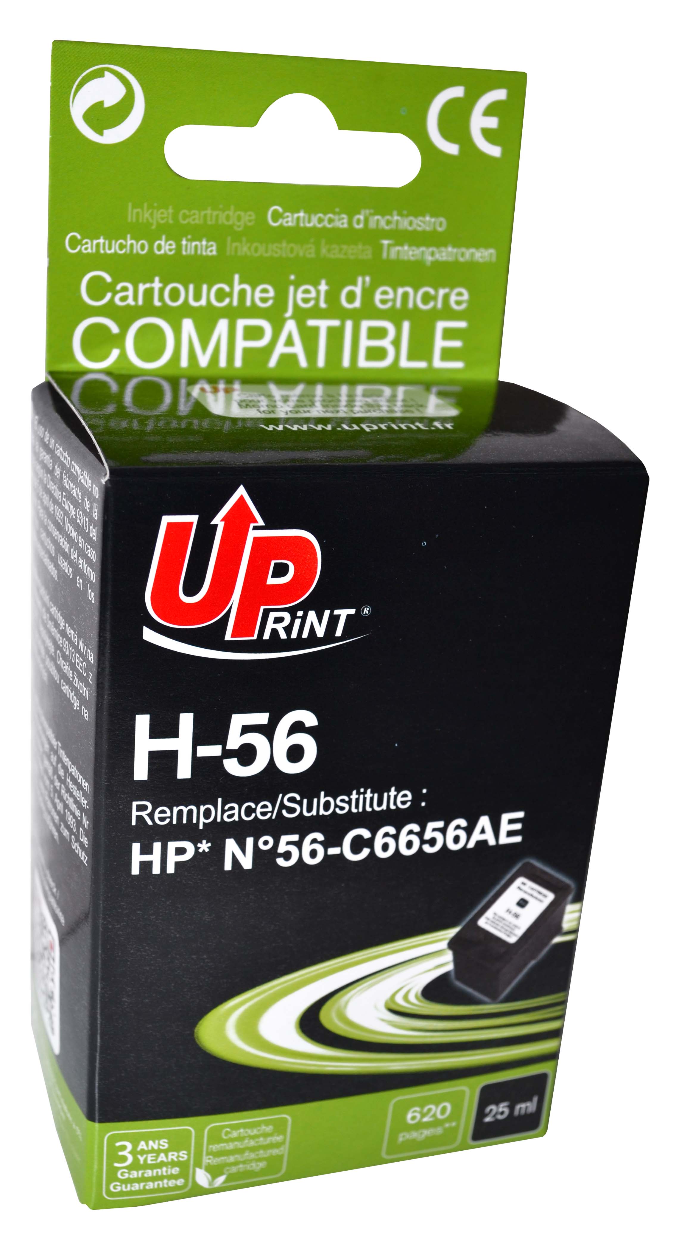 Cartouche PREMIUM compatible avec HP 56 noir