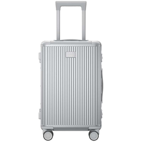 Valise à roulettes Xiaomi Cadre Aluminium 20" 31L - Poignée Réglable 4 Niveaux - Double Serrure TSA - Structure Aluminium, Coque Polycarbonate - Couleur Argent