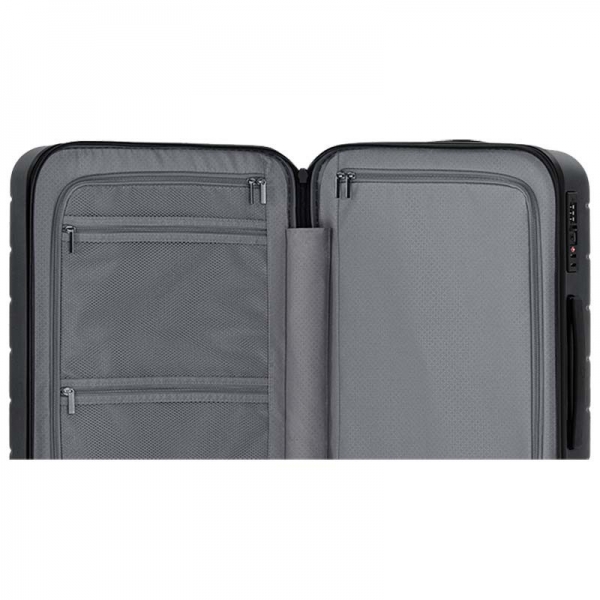 Valise à roulettes Xiaomi Classic Pro 104L - Roues pivotantes - Poignée télescopique verticale et poignée horizontale - Serrure à code TSA - Serrure anti-éclatement - Couleur noire