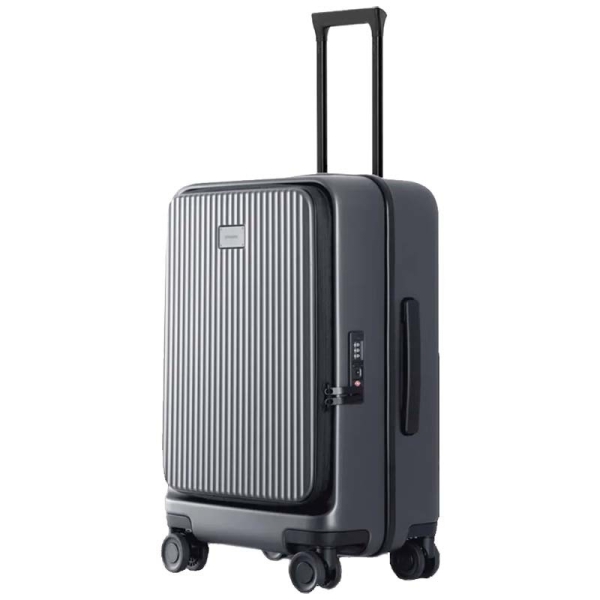 Valise Rigide à Roulettes Ouverture Frontale Xiaomi 20" 38,5L - Ouverture Frontale - Poignée Télescopique - Serrure TSA - Couleur Gris