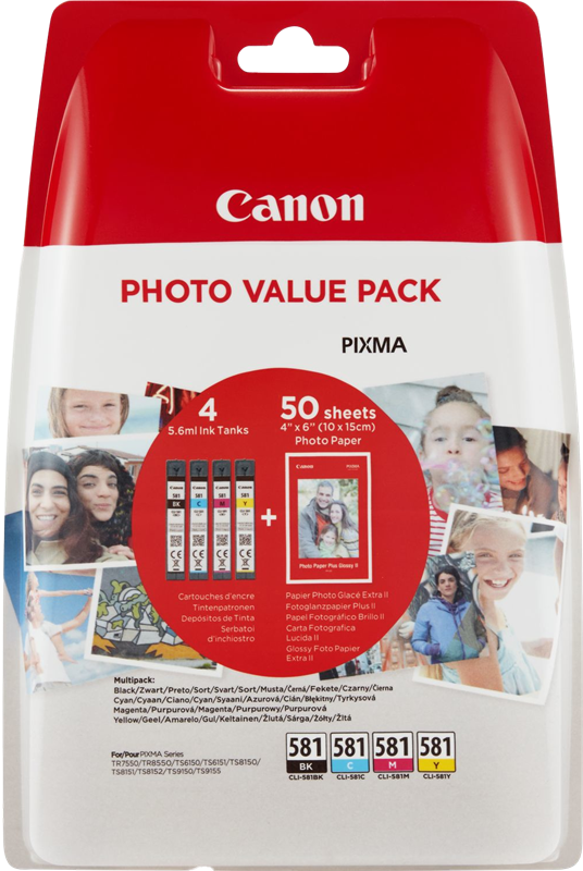 Canon Multipack CLI-581 Photo Value Pack (2106C005)