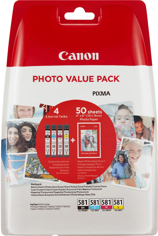 Canon Multipack CLI-581 Photo Value Pack (2106C005)
