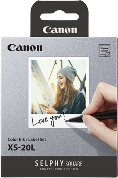 Canon Papier photo instantané Selphy Square XS-20L QX10 (x20)