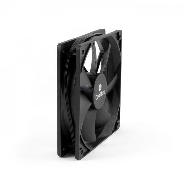 Ventilateur Auxiliaire Coolbox 120MM - Connexion 3 Broches - Vitesse 1500RPM - Couleur Noir