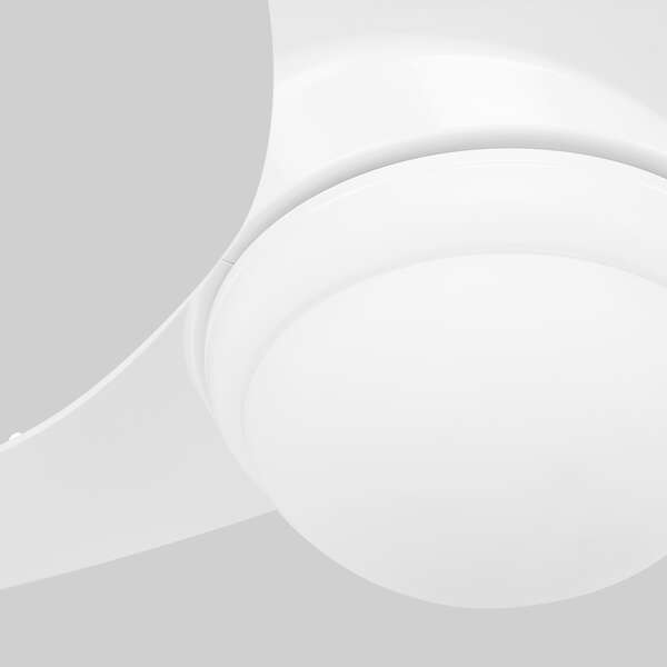 Ventilateur de Plafond Orbegozo CP 104132 - Puissance 60W - Diamètre 132cm - Silencieux - Éclairage LED - Minuterie 8H - Télécommande - Design Incurvé - 3 Vitesses