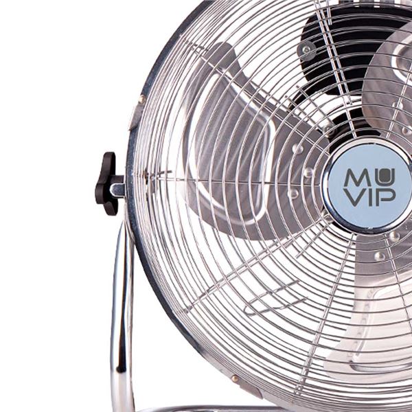 Ventilateur de sol industriel Muvip - 100 W - 3 vitesses - Argent