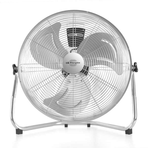 Ventilateur industriel Orbegozo PW 0851 - Ventilateur industriel puissant à 3 vitesses et sécurité anti-basculement - Poignée de transport et support de cordon pour plus de confort