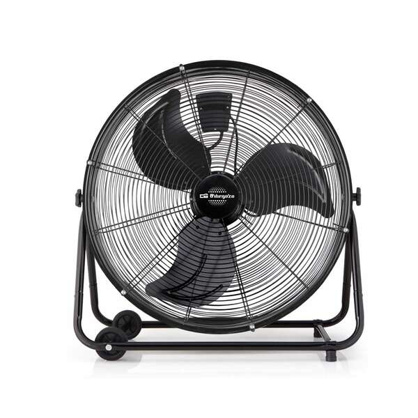 Ventilateur Industriel Professionnel Orbegozo PWT 3075 - Pales 75 cm - 3 Vitesses - Puissance 200 W - Roues pour un Transport Facile
