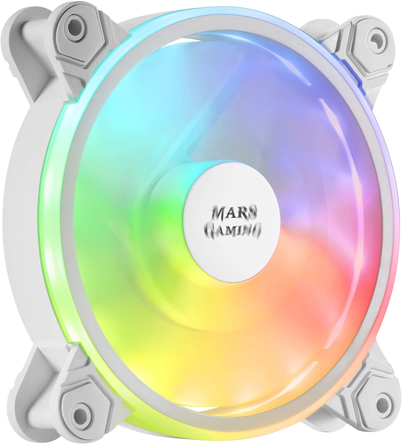Ventilateur Mars Gaming 120 mm - Double éclairage ARGB - Vitesse max. 1100 tr/min