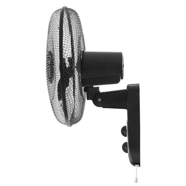 Ventilateur mural Orbegozo WF 0141 - Moteur puissant 40 W - 3 vitesses de ventilation - Fonctionnement silencieux - Tête oscillante - Minuterie programmable