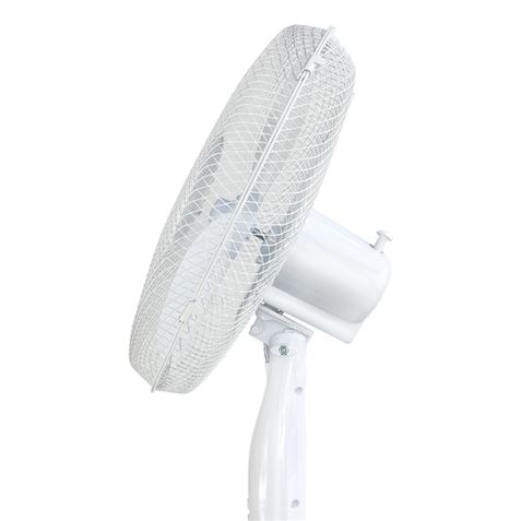 Ventilateur Sur Pied Muvip - 40cm - 45w - Base Renforcée - 3 Vitesses - Coloris Blanc