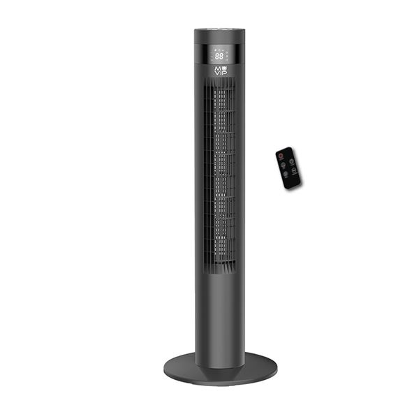 Ventilateur tour Muvip - 50 W - 3 vitesses - Affichage LED - Noir