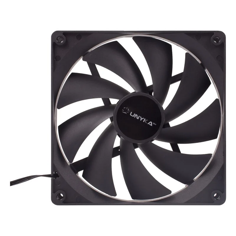Ventilateur Unykach 140 mm - Vitesse max. 1000 tr/min - Couleur noire