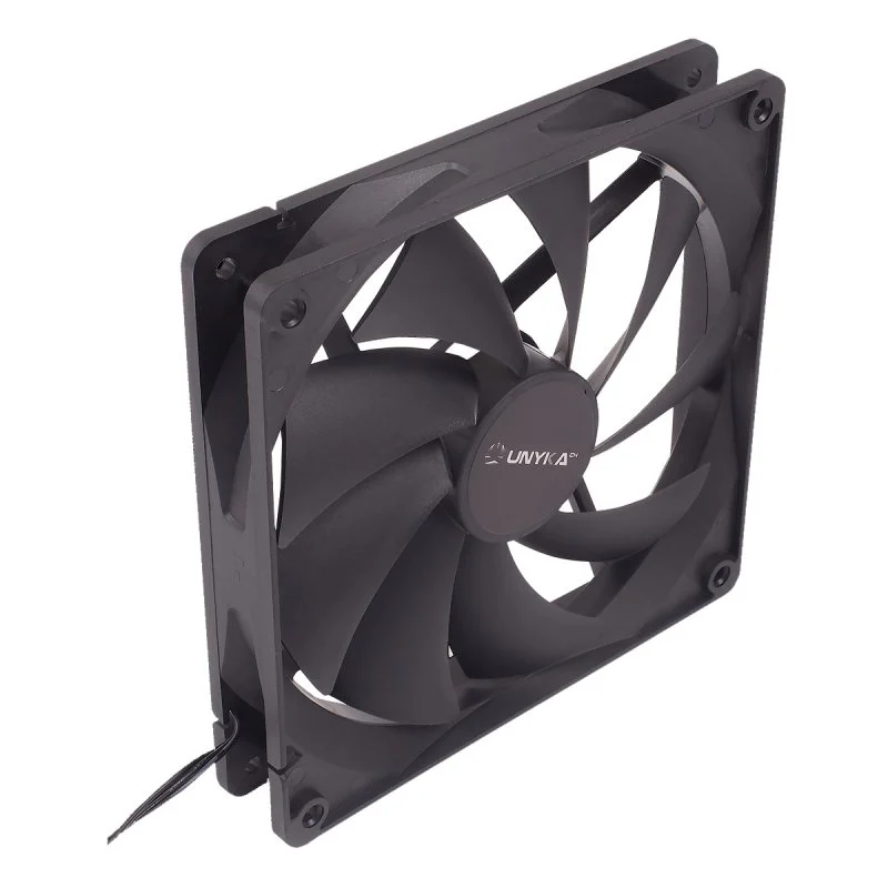 Ventilateur Unykach 140 mm - Vitesse max. 1000 tr/min - Couleur noire