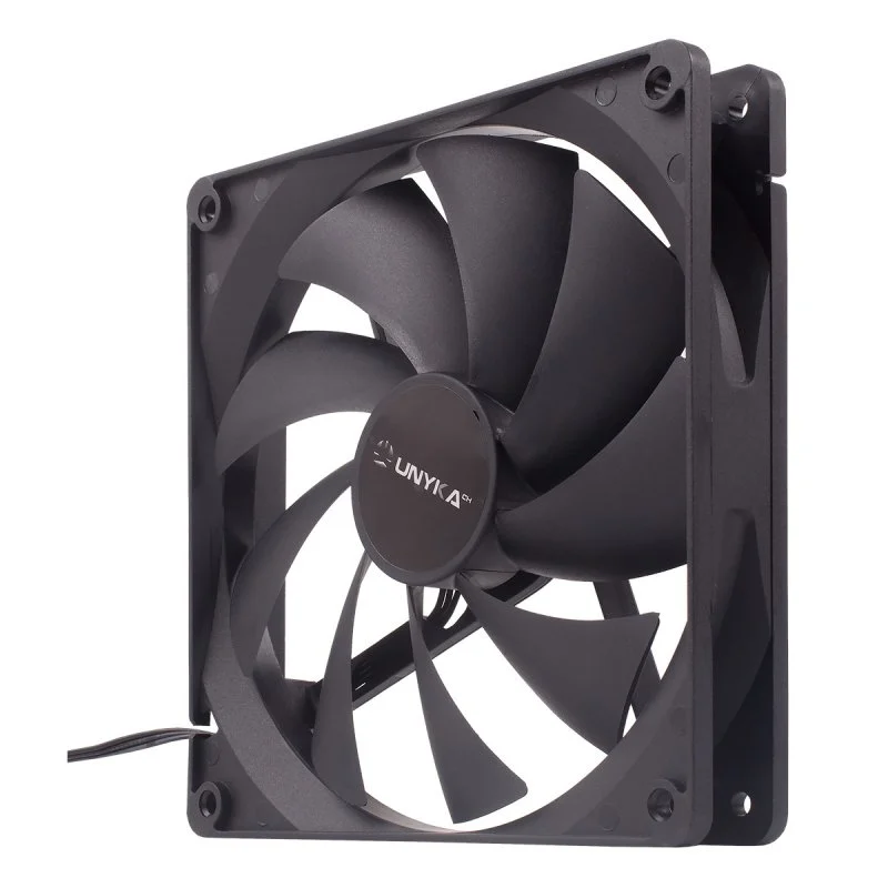 Ventilateur Unykach 140 mm - Vitesse max. 1000 tr/min - Couleur noire
