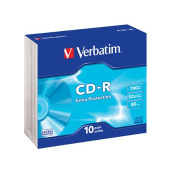 Verbatim CD-R 700MB Box (Pack 10 Unités)