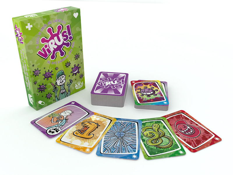 Virus! Le jeu de cartes le plus contagieux ! Jeu de Cartes - Thème Médecine - De 2 à 6 Joueurs - A partir de 8 ans - Durée 20min. environ.