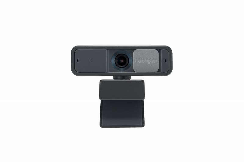 Webcam Kensington PRO 1080P avec mise au point automatique W2050 - Champ de vision diagonal de 93° - Lentilles en verre de haute qualité - Réglage manuel des angles de caméra - Microphones stéréo omnidirectionnels - Noir